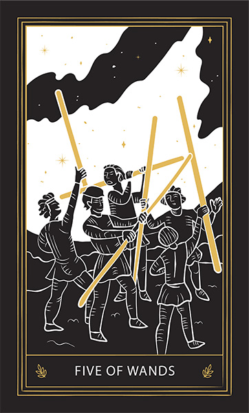 Five of Wands